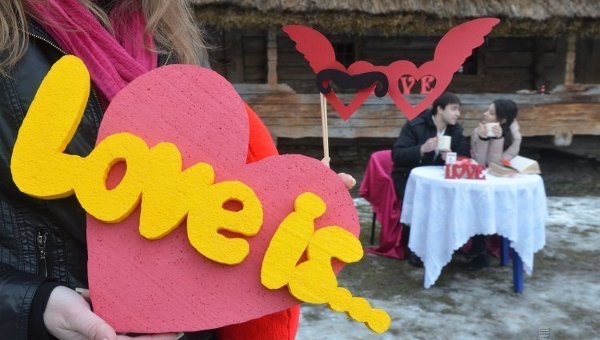 Празднование Дня Святого Валентина в Украине