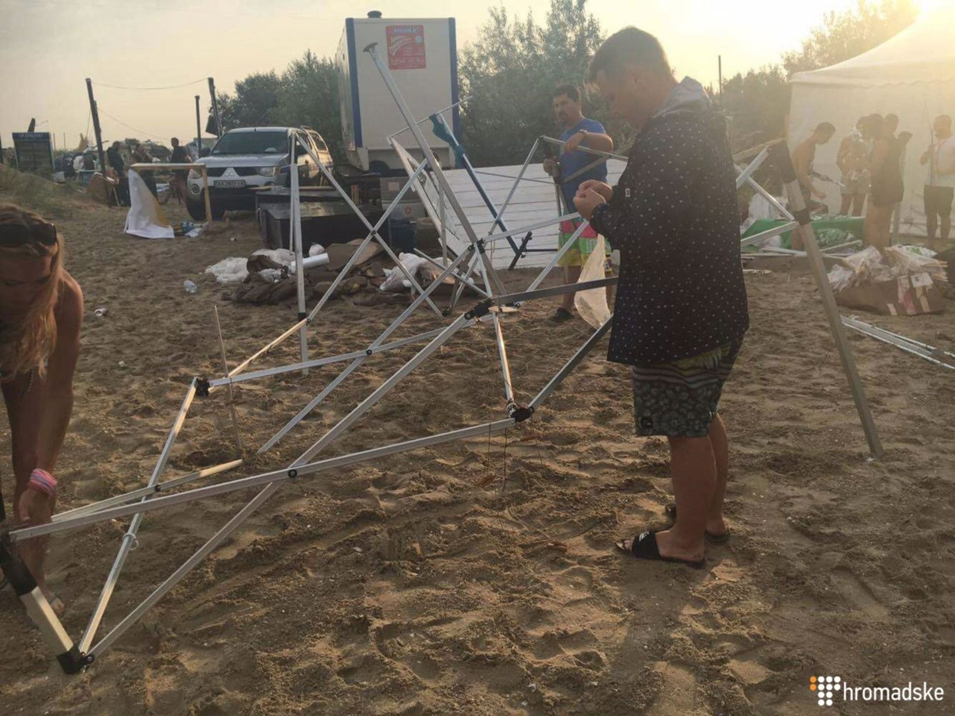 В Одесской области на фестивале погибли люди из-за мощного урагана