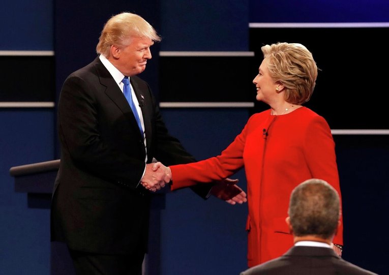 В США начались дебаты Трампа и Клинтон