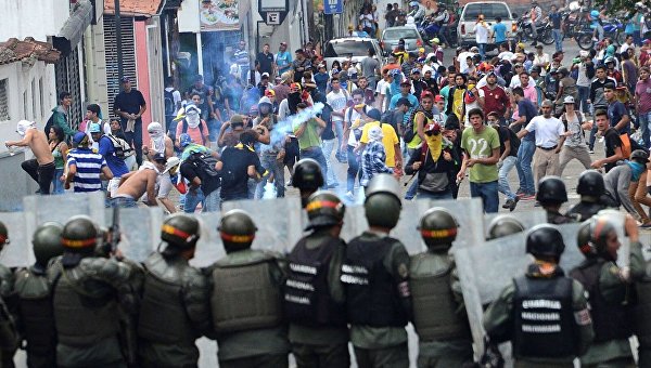 Массовые протесты в Венесуэле против президента