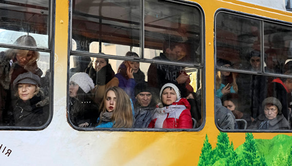 Трамвай в Киеве. Архивное фото