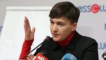 Внефракционный народный депутат Надежда Савченко