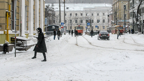 Киев в снегу. Архивное фото