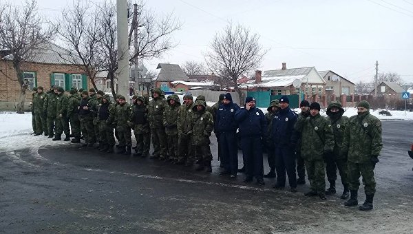 Блокирование ж/д переезда вблизи Бахмута: полиция окружила редут в Курдюмовке Донецкой области. Архивное фото