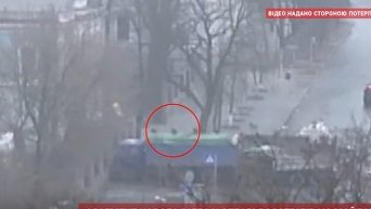 Расстрел активистов Майдана 20 февраля 2014 года. Видео
