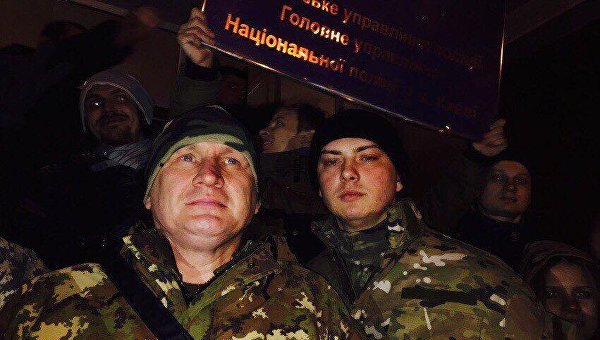 Освобождение лидера ОУН Николая Коханивского из отделения полиции Киева