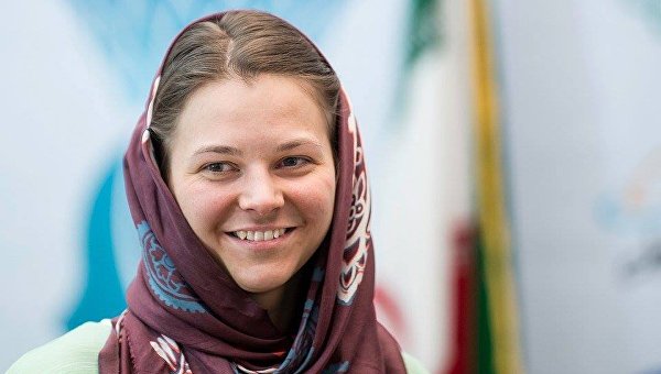 Анна Музычук на ЧМ по шахматам в Тегеране