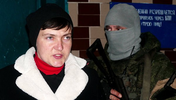 Савченко приехала в ДНР для встречи с пленными силовиками