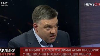 Олег Тягнибок о досрочных выборах Видео