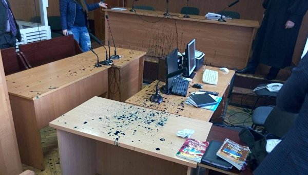В Одессе автомайдановцы сорвали заседание суда