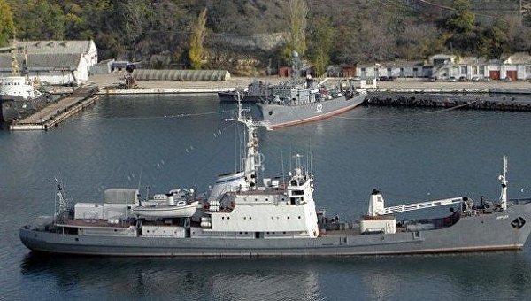 Российский разведывательный корабль Лиман