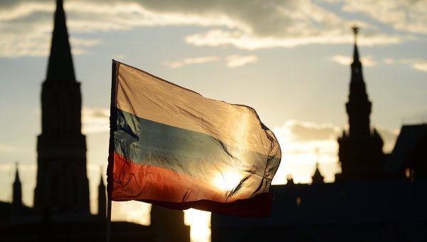 Российский флаг на Красной площади