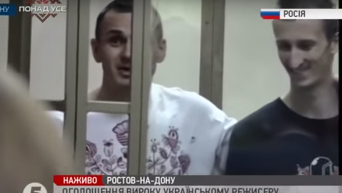 Олег Сенцов и Александр Кольченко, услышав вынесенный им приговор, спели гимн Украины