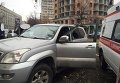 На месте разбойного нападения на Ванды Василевской в Киеве