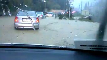 Потоп в Сочи после ливня