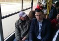 Виталий Кличко проехался в столичном автобусе