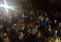 Драка на общественных слушаниях в Харькове