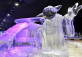 Фестиваль скульптур изо льда во Льеже, Бельгия