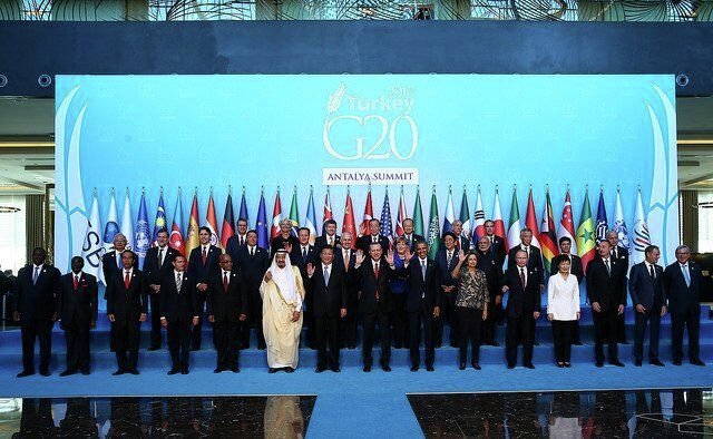 Лидер стран Большой двадцатки на саммите в Анталье