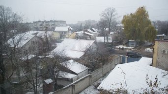 Снег в Житомире