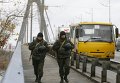 Национальная гвардия Украины патрулирует Киев в связи с терактами в Париже