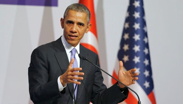 Барак Обама на саммите G20 в Анталье