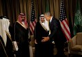 Встреча президента США Барака Обамы и короля Саудовской Аравии Салмана ибн Абдул-Азиз Аль Сауда.