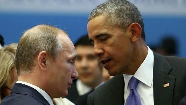 Президент США Барак Обама и президент России Владимир Путин