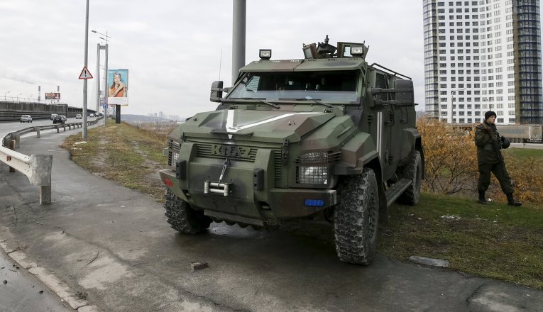 Национальная гвардия патрулирует улицы Киева