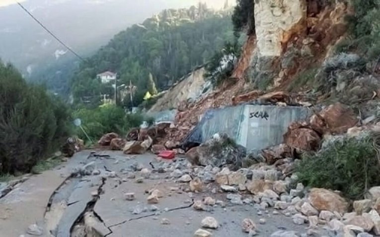 Последствия землетрясения в Греции