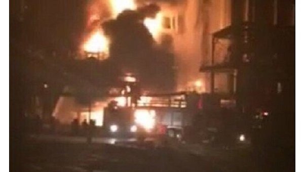 Сильный взрыв произошел на химзаводе на северо-востоке КНР