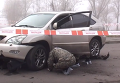 Взрыв Lexus в Киеве: оперативная съемка. Видео