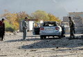 На месте теракта в Кандагаре, Афганистан