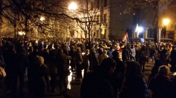Митинг под АП в Киеве