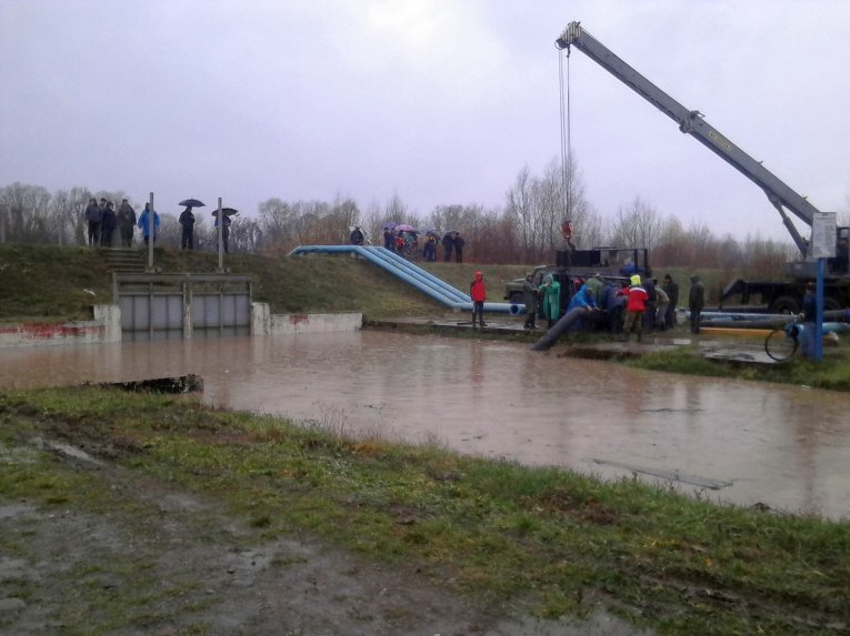 Последствия наводнения в Раховском районе Закарпатской области