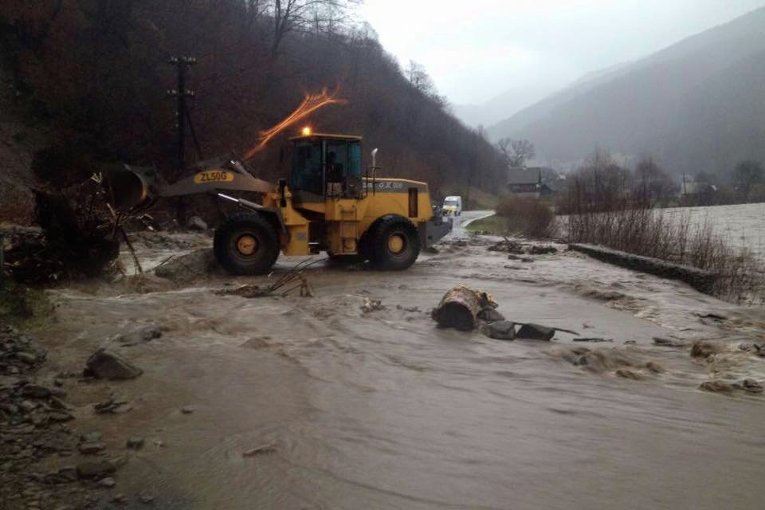 Последствия паводка в Закарпатской области