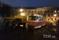 На Подоле в Киеве трамвай лишился колес