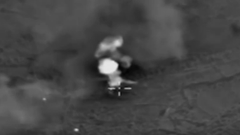 Удары российских крылатых ракет по позициям ИГ. Видео