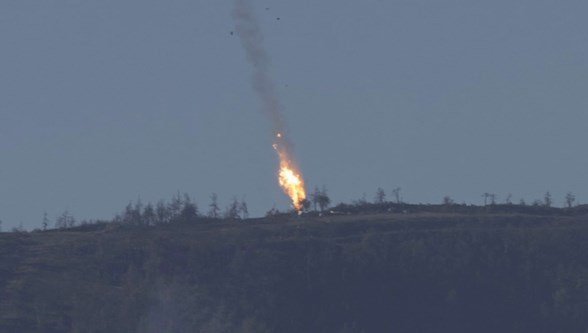 Крушение российского Су-24 на границе Сирии и Турции