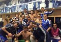 Игроки киевского Динамо празднуют победу над Порту
