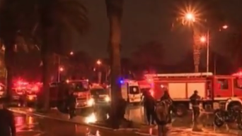 Подрыв автобуса с президентской охраной в Тунисе. Видео