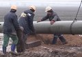 Восстановление опор ЛЭП на границе с Крымом