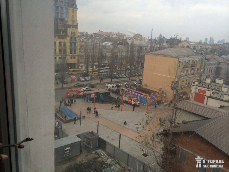 Пожар в киевской Пузатой хате