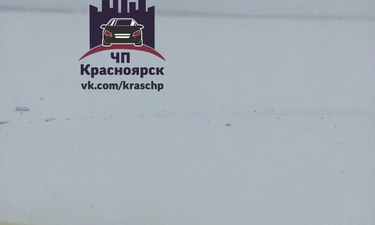 Место падения Ми-8 в Красноярске