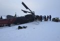 Место падения Ми-8 в Красноярске