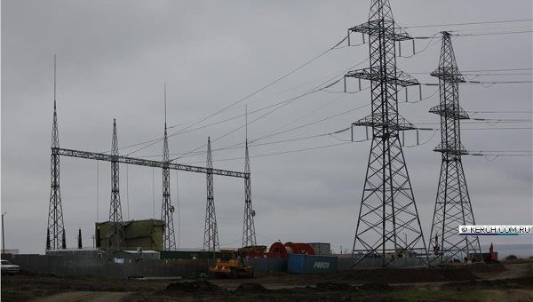 Строительство энергомоста из России в Крым