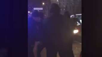 Жестокое задержание водителя в Киеве за нарушение ПДД
