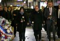 Лидеры стран почтили память жертва теракта в Париже