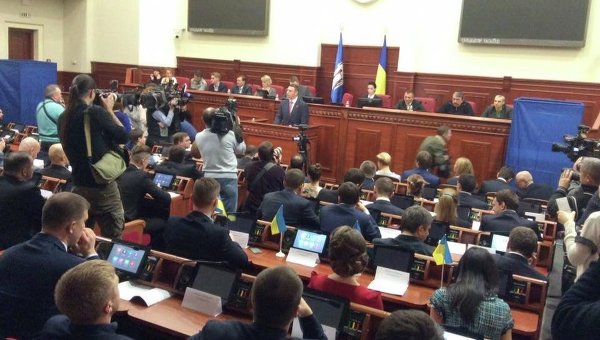 Заседание Киевсоветаю Архивное фото