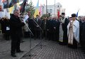 Открытие памятника Степану Бандере в Ивано-Франковской области